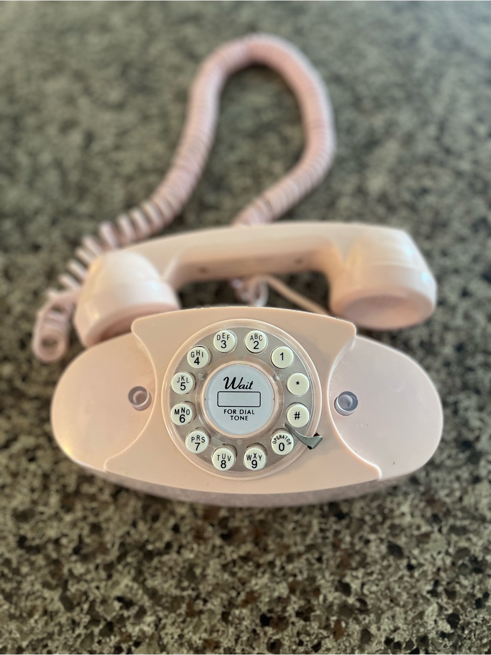 Crosley Pink Retro Rotary-Style Corded Phone